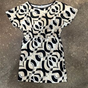 Cream and Black small dress